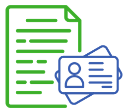 Identification and statements icons